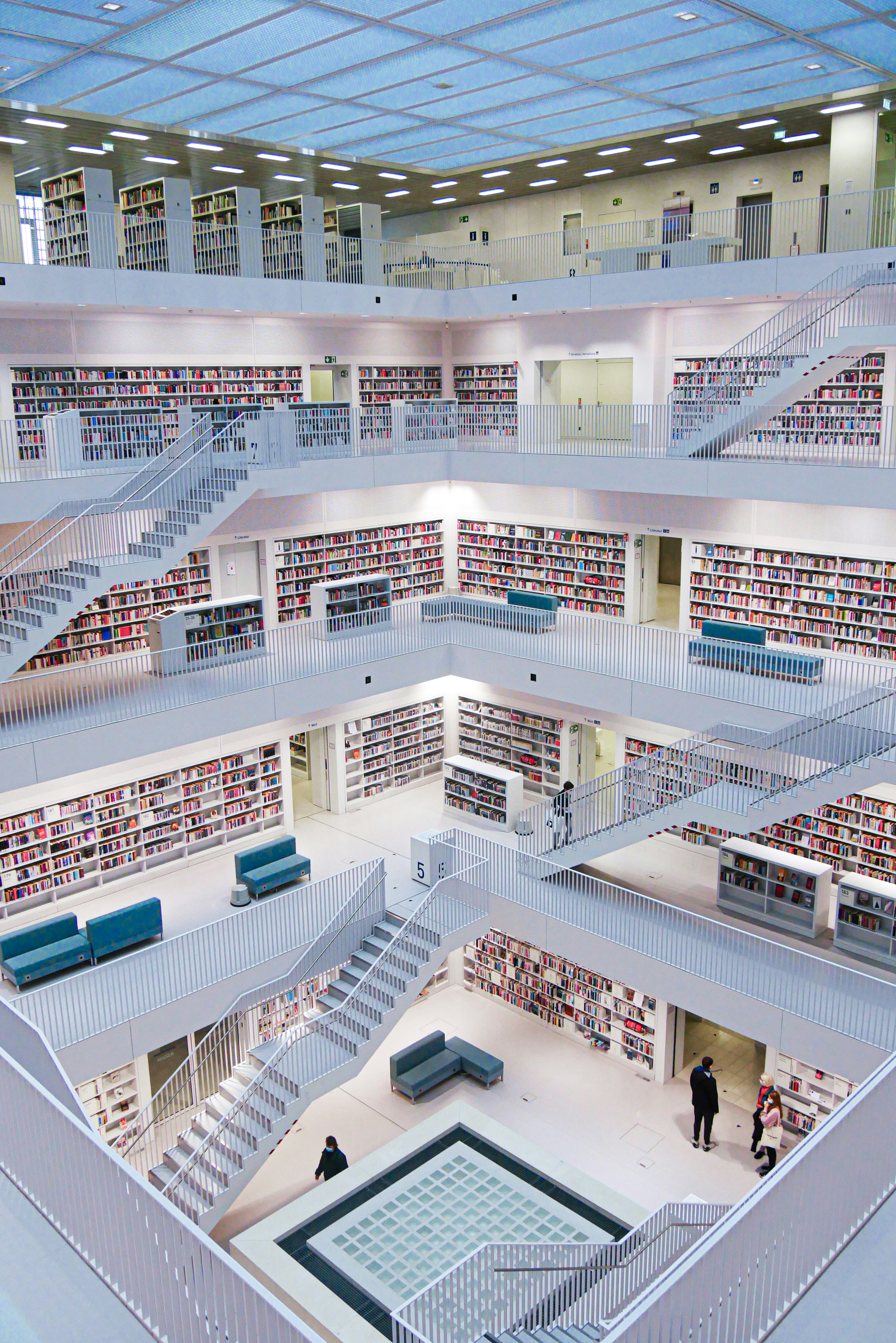 Bibliothek und Lernen